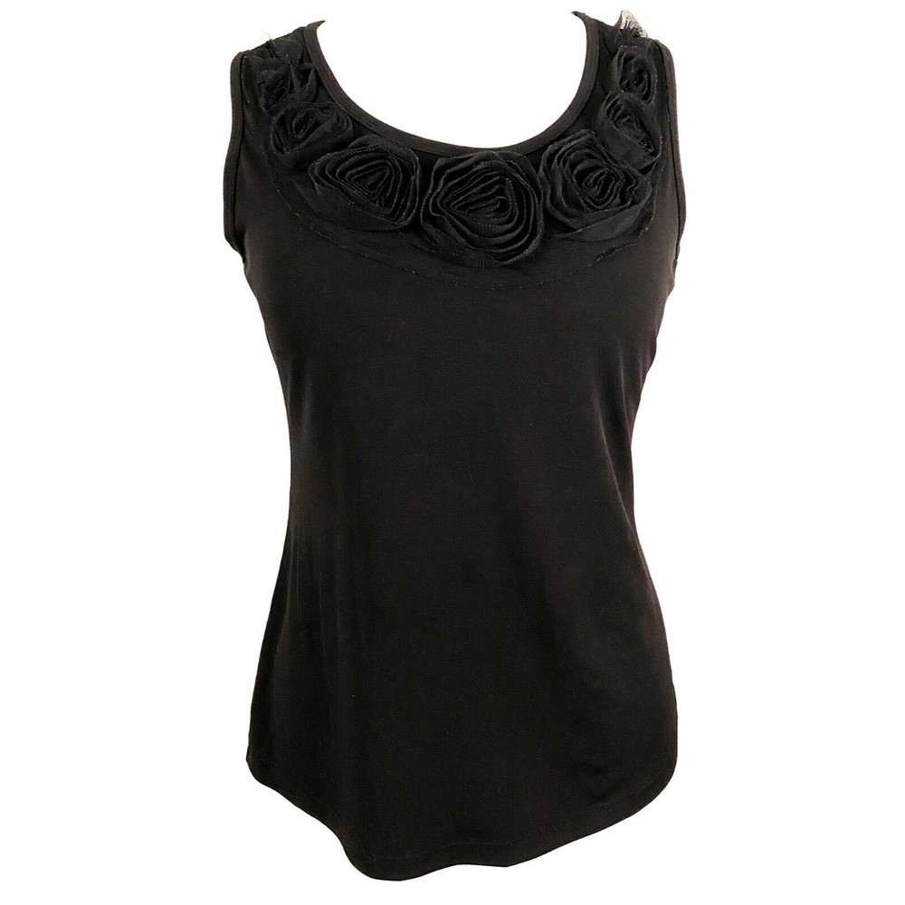 Vintage Suzie Black Women's Top, Size M